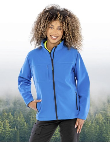 RES-R121F-Womens Recycled 3-Layer Classic Softshell Jacket